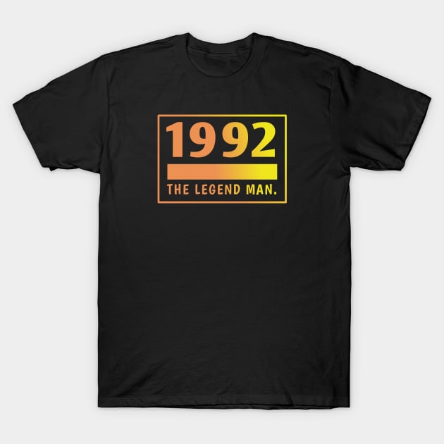 1992 birthday T-Shirt by BlackMeme94